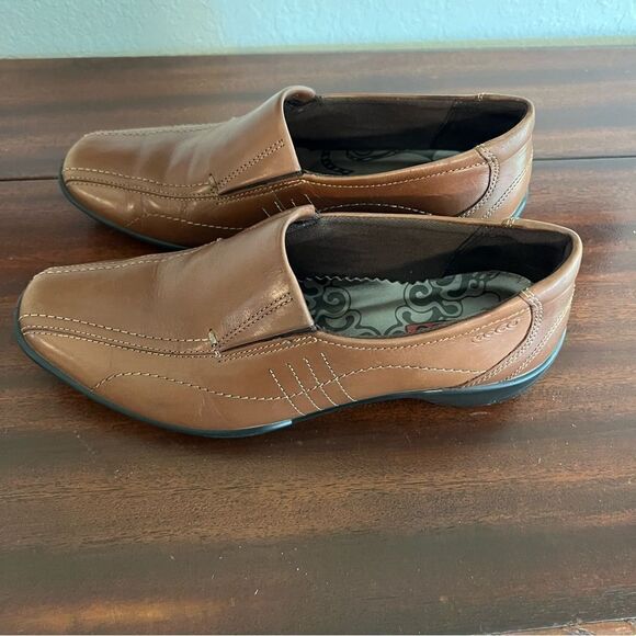 Ecco Brown Leather Loafers. Size 36 (5/5.5). Great Used Condition! - Picture 3 of 9